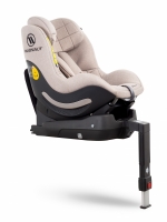 Автокрісло Avionaut AeroFIX IsoFix Beige Melange для дітей зростом 67-105 см (0-18кг)